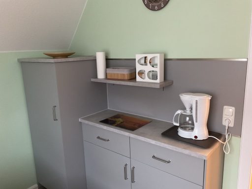 Kühlschrank mit Ablage